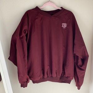 Waterproof maroon jacket